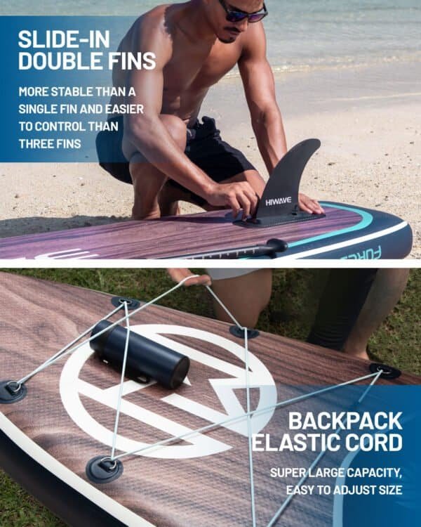 Hiwave inflatable paddle board isup - Image 4