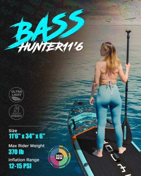 Fishing Paddleboard With sup air pump - Image 6