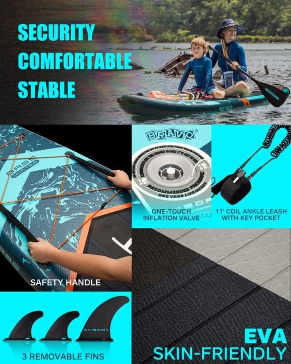 Fishing Paddleboard With sup air pump - Image 2
