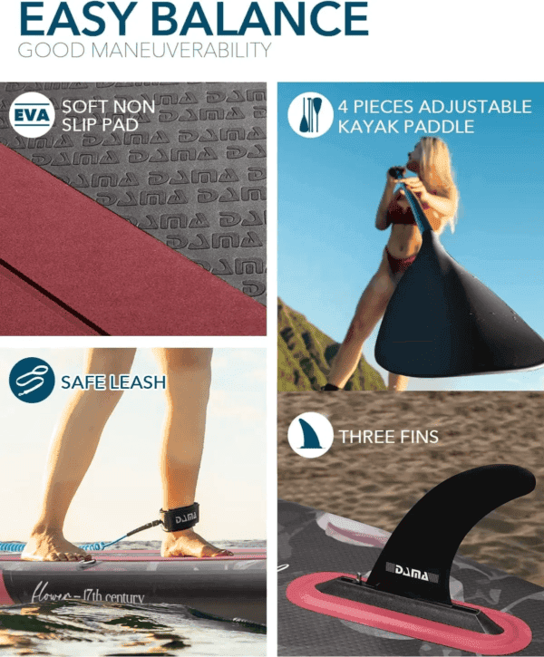 Inflatable padel sup paddle board stand up sup board for adult - Image 4