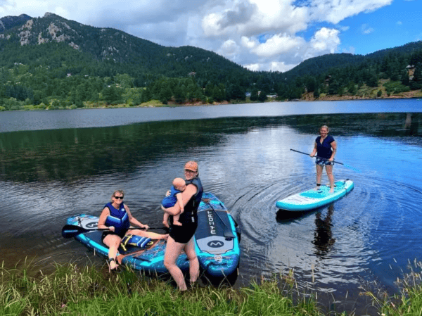 Surfing stand up inflatable sup board water board - Image 2