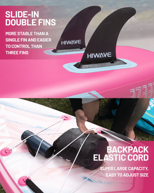 Surfing Stand Up Paddleboard Custom Pink - Image 4