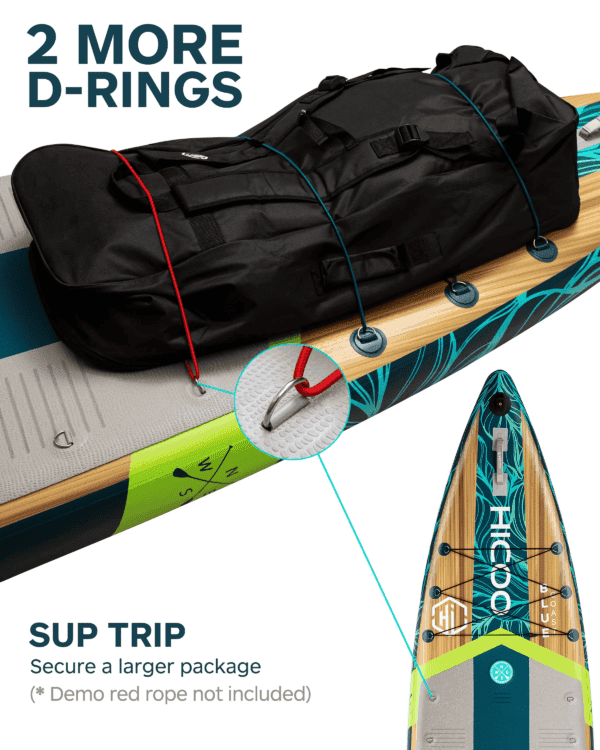 wooden race sup board