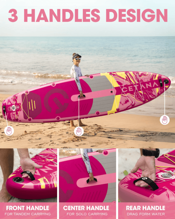 Custom Colorful Drop Stitch Inflat Sup Surfboards Fishing Board Inflatable Surfpadel Board - Image 4