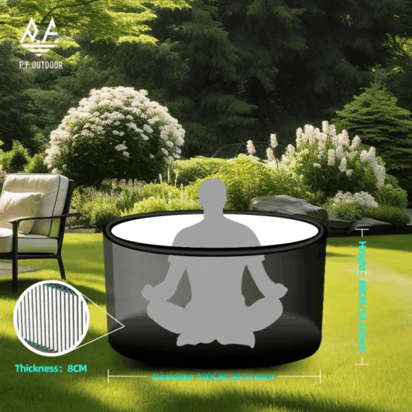 wholesale SPA Bucket Inflatable Cold Plunge Therapy Tub Recovery Inflatable Ice Bath TUB - Image 3