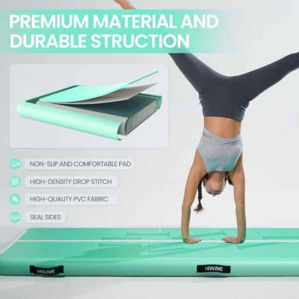Inflatable Air Gymnastics Mats for Yoga/Water with Pump - Image 4