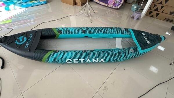 High Quality Outdoor Fishing Sea 2 Person Inflatable Floating Padel Canoe Kayak Fishing Boat - Image 2