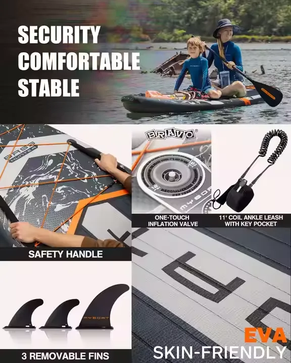 OEM Supboard Water Sport Inflatable Paddle Board 11'6''x35''x6'' All Round SUP Board - Image 5