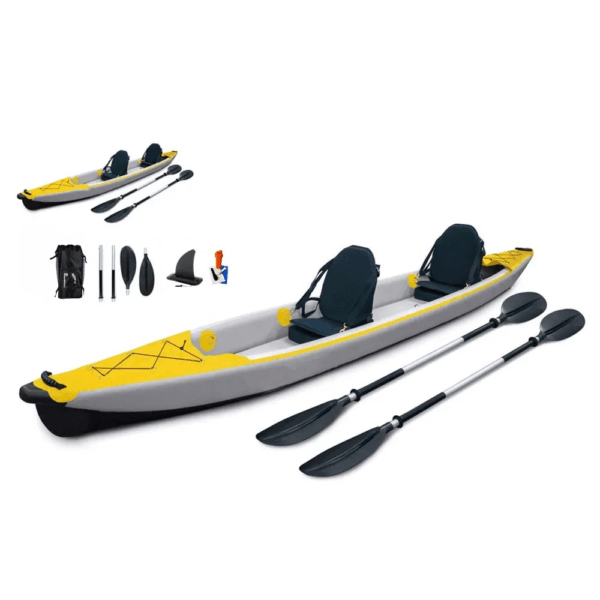 Inflatable Drop Stitch Kayak 3 Person Inflatable Kayak Canoe - Image 4