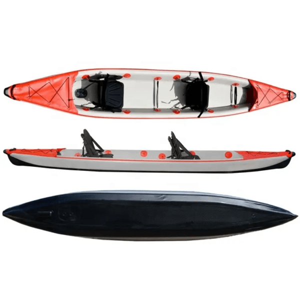 Inflatable Drop Stitch Kayak 3 Person Inflatable Kayak Canoe - Image 5