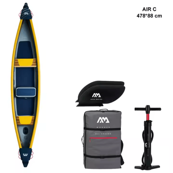 Inflatable Boat Kayak 3 Person Drop Stitch 7cm Material Outdoor Sport - Image 2