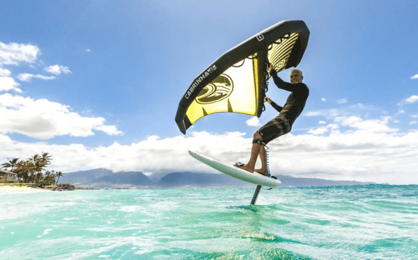 hydrofoil surfing wind wing