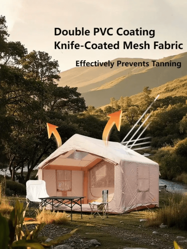 Inflatable Camping Tent Outdoor 7.5㎡ 7-10 People Waterproof Warm Thickened Oxford Air Tent - Image 5