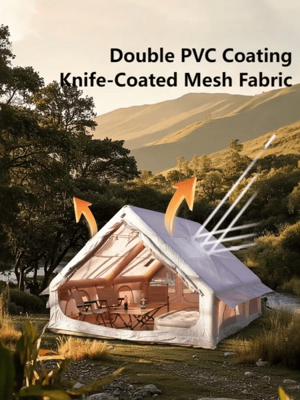 12㎡ No Setup Inflatable Tent Lightweight Portable Waterproof Oxford Fabric Inflatable Tent - Image 2