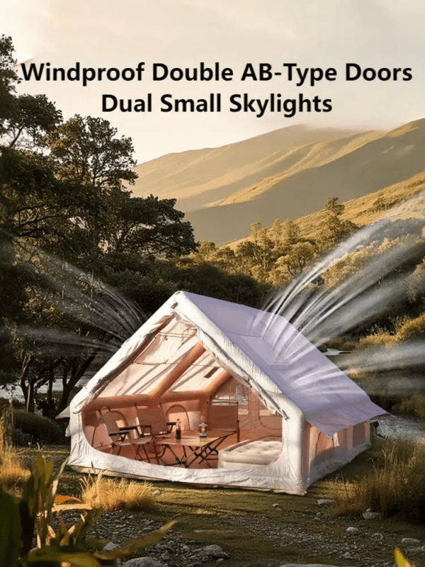 12㎡ No Setup Inflatable Tent Lightweight Portable Waterproof Oxford Fabric Inflatable Tent - Image 3