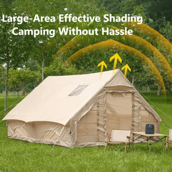 12㎡ Luxury Inflatable Camping Tent Large 10 People Waterproof Windproof Camping Tents - Image 2