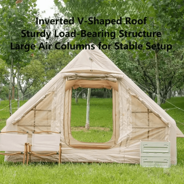 12㎡ Luxury Inflatable Camping Tent Large 10 People Waterproof Windproof Camping Tents - Image 3