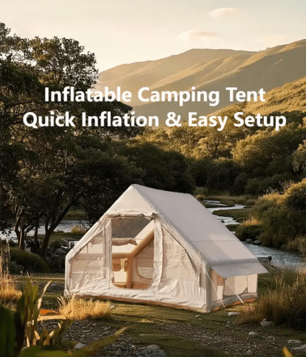 Inflatable Tent Lightweight Waterproof Oxford Fabric Portable 6.3㎡ Automatic Camping Tent - Image 2