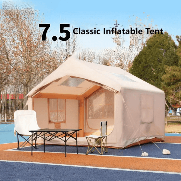 Portable Outdoor Travelling Waterproof UVproof Inflatable Tent for 6 People - Image 2