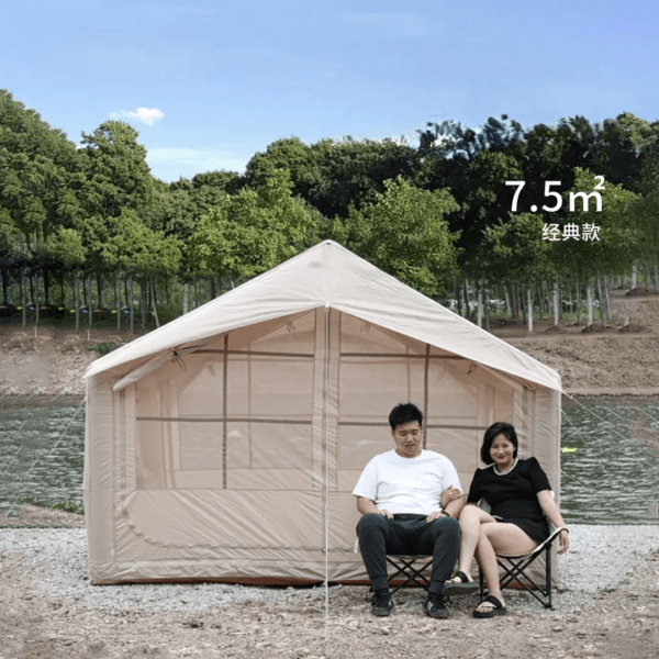 Portable Outdoor Travelling Waterproof UVproof Inflatable Tent for 6 People - Image 3